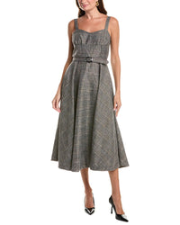 Taylor Taylor Sleeveless Midi Dress