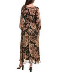 Taylor Taylor Long Sleeve Midi Dress