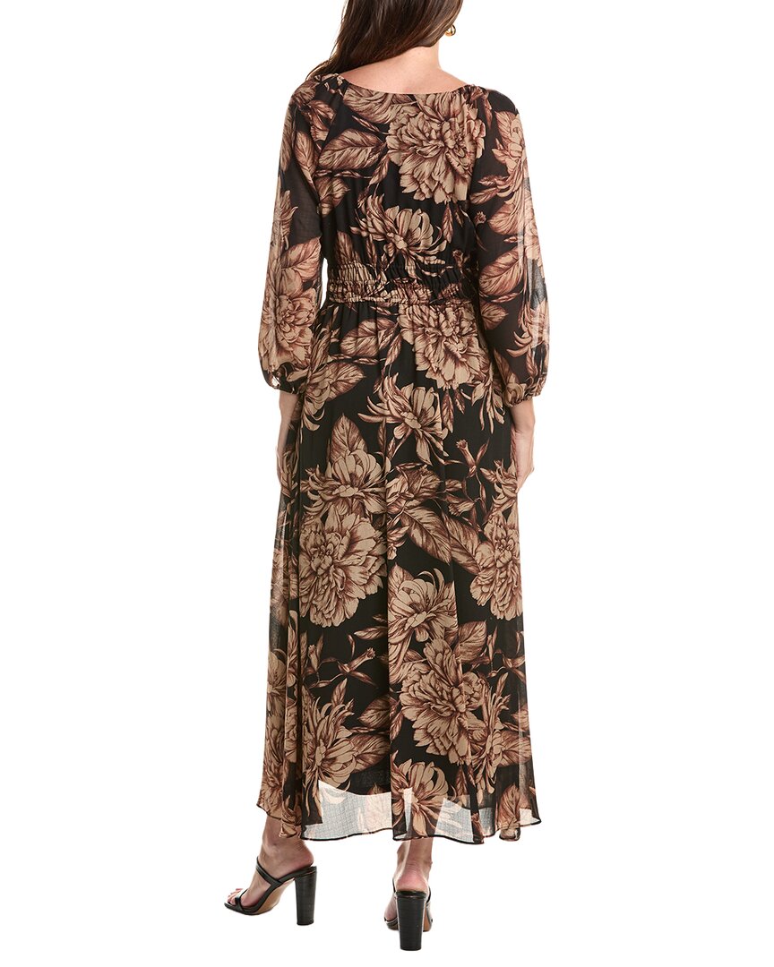 Taylor Taylor Long Sleeve Midi Dress