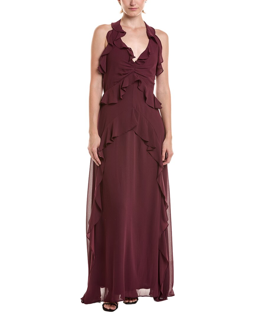 Taylor Taylor Solid Maxi Dress