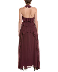 Taylor Taylor Solid Maxi Dress