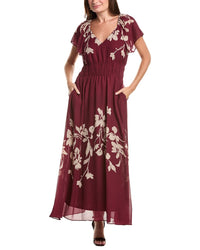 Taylor Taylor Short Sleeve Midi Dress