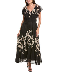 Taylor Taylor Short Sleeve Midi Dress