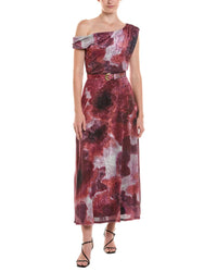 Taylor Taylor One Shoulder Midi Dress