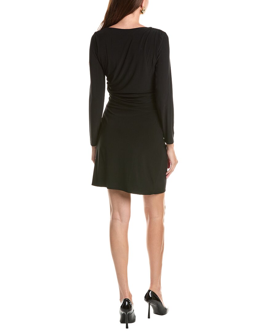 Taylor Taylor Long Sleeve Solid Mini Dress