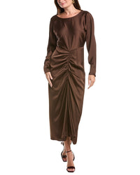 Taylor Taylor Long Sleeve Midi Dress