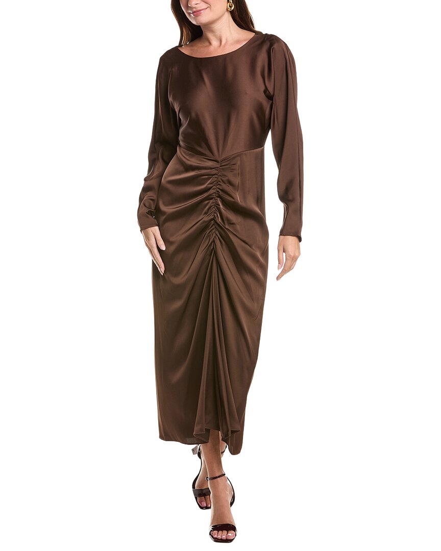 Taylor Taylor Long Sleeve Midi Dress