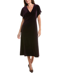 Taylor Taylor Velvet Midi Dress