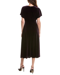 Taylor Taylor Velvet Midi Dress