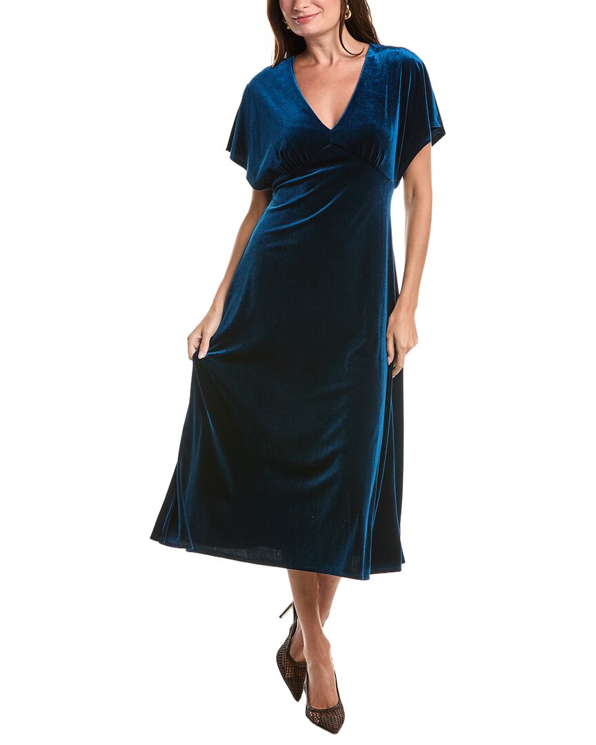 Taylor Taylor Velvet Midi Dress