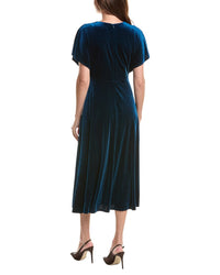 Taylor Taylor Velvet Midi Dress