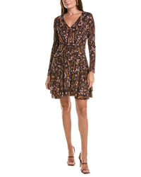Taylor Taylor Long Sleeve Mini Dress