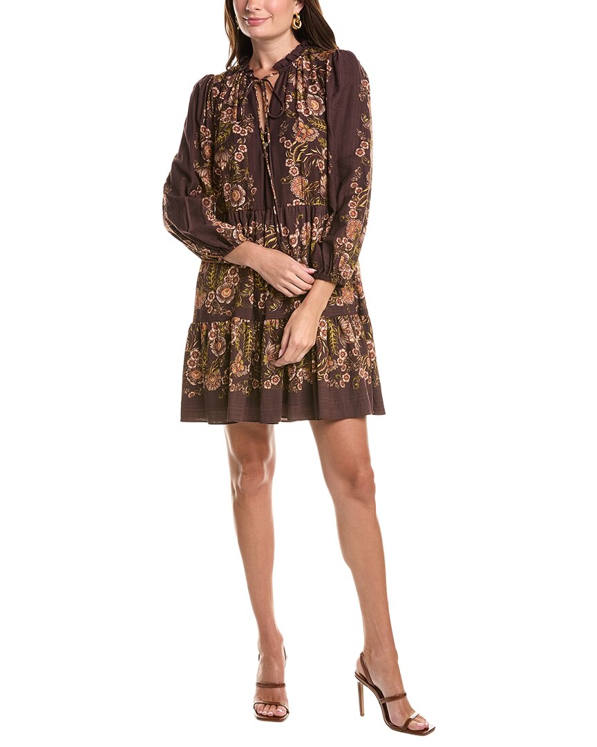 Taylor Taylor Long Sleeve Mini Dress