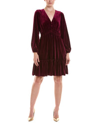 Taylor Taylor Velvet Mini Dress