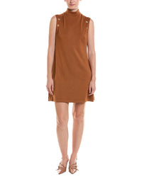 Taylor Taylor Mock Neck Mini Dress
