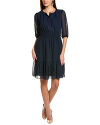 Nanette Nanette Lepore Clipped Dot Mini Dress
