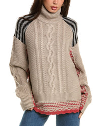 Tracy Reese Tracy Reese Turtleneck Wool-Blend Sweater