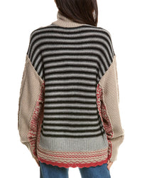 Tracy Reese Tracy Reese Turtleneck Wool-Blend Sweater