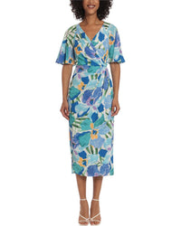 Maggy London Maggy London Faux Wrap Dress