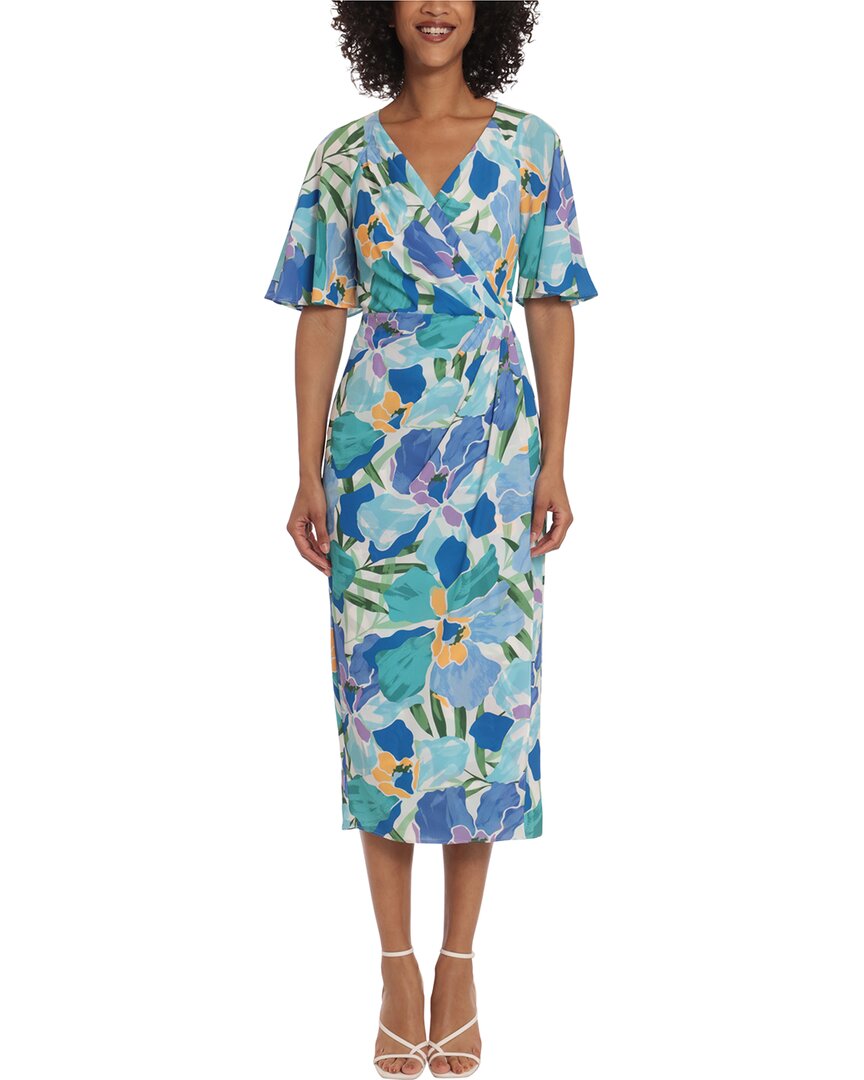 Maggy London Maggy London Faux Wrap Dress
