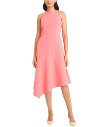 Maggy London Maggy London Scuba Crepe Sleeveless Midi Dress
