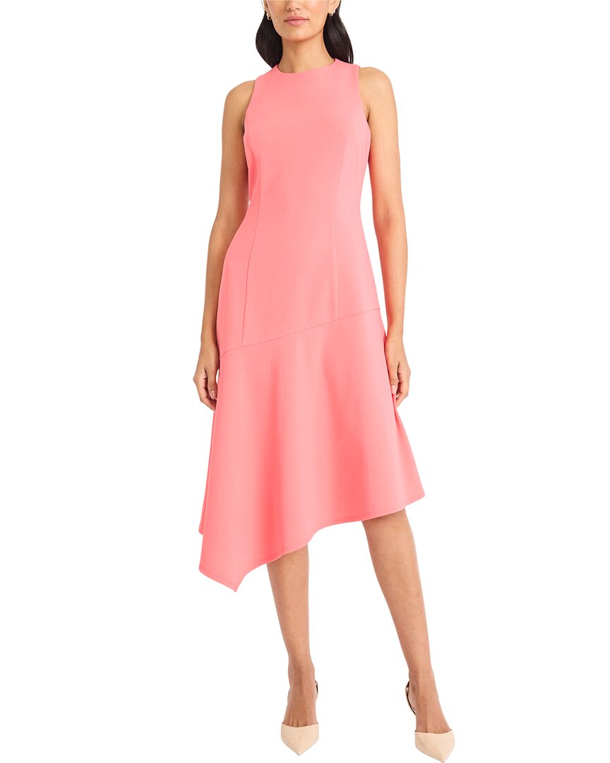 Maggy London Maggy London Scuba Crepe Sleeveless Midi Dress