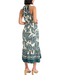 Maggy London Maggy London Printed Halter Neck With Chain Detail