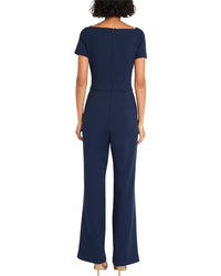 Maggy London Maggy London Short Sleeve Jumpsuit