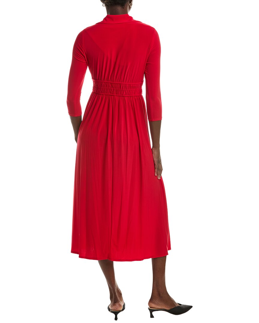 Maison Tara Long Sleeve Midi Dress