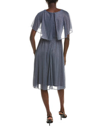 Maison Tara Short Sleeve Midi Dress