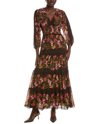Maison Tara Long Sleeve Maxi Dress