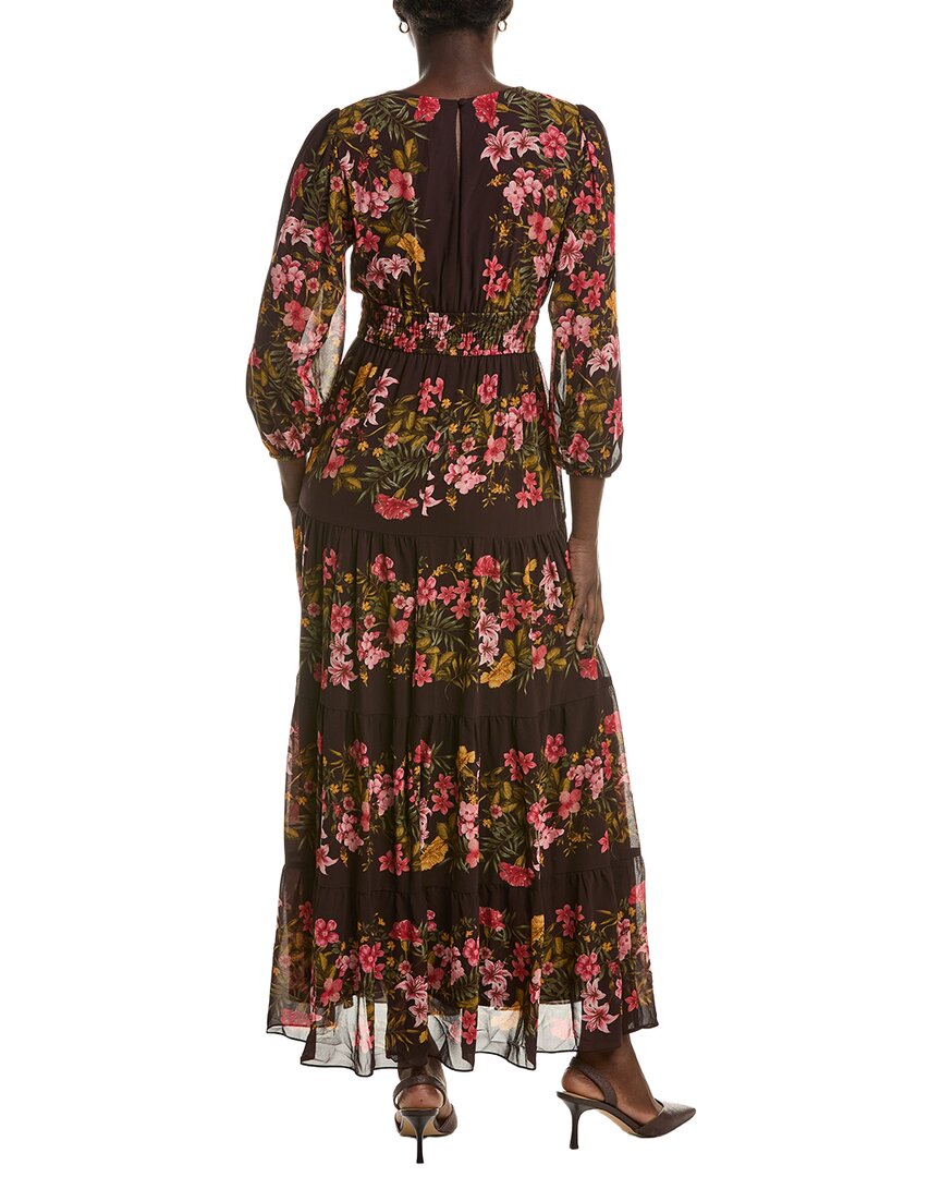 Maison Tara Long Sleeve Maxi Dress