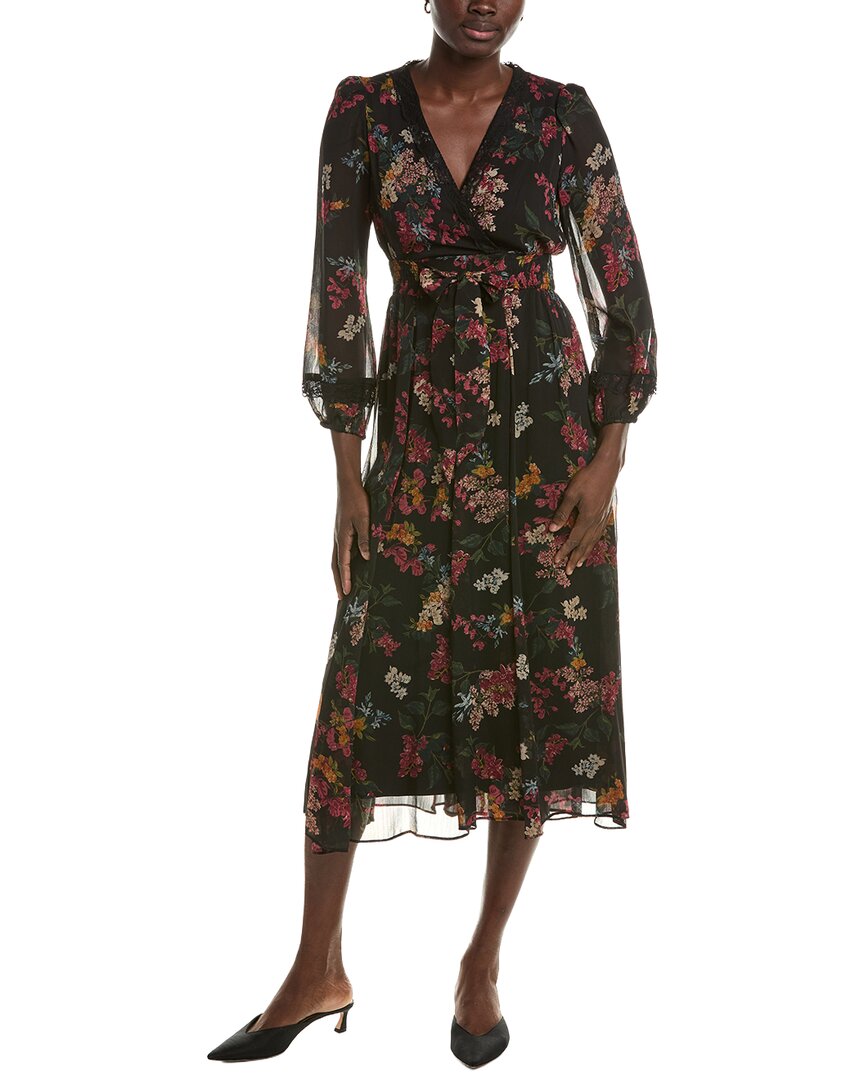 Maison Tara Long Sleeve Midi Dress