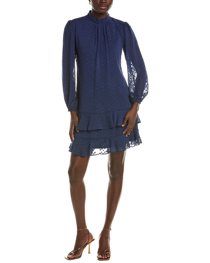 Maison Tara Long Sleeve Mini Dress