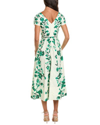 SALONI Saloni Zoey Poplin Midi Dress