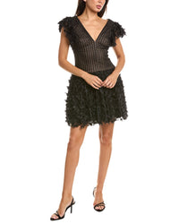 Tadashi Shoji Tadashi Shoji Minx Flower Embellished Mini Dress