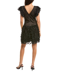 Tadashi Shoji Tadashi Shoji Minx Flower Embellished Mini Dress