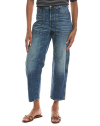 Madewell Madewell The Curvy Darted Irmo Wash Barrel Leg Jean