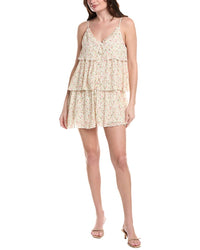 Marion Pleated Mini Dress White