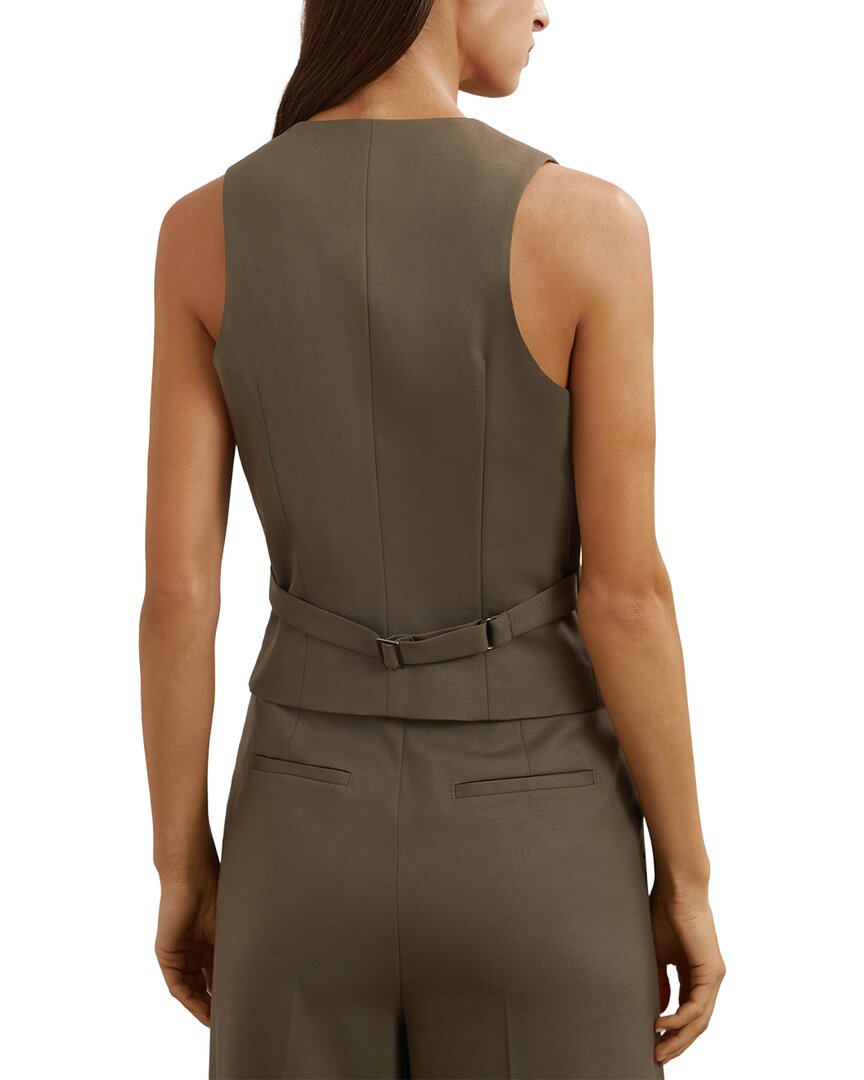 Reiss Reiss Solene Wool-Blend Tailored Waistcoat