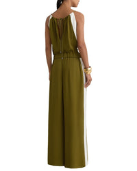 Reiss Reiss Inez Colourblock Gathered Wide Leg Jumpsuit