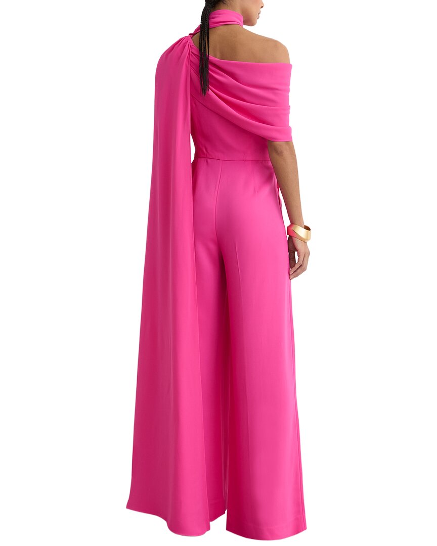 Reiss Reiss Carrie One Shoulder Drape Wide Leg Jumpsuit