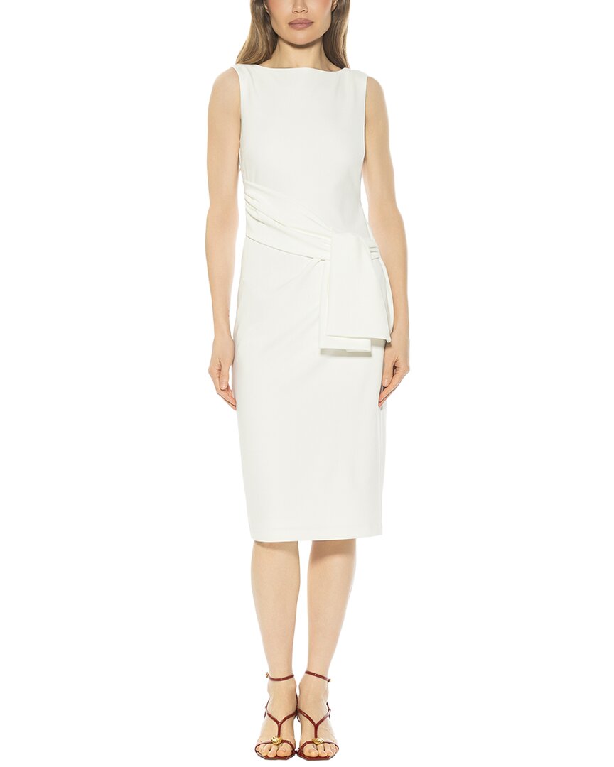 Alexia Admor Alexia Admor Kiara Boatneck Bow Waist Sheath Dress
