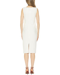 Alexia Admor Alexia Admor Kiara Boatneck Bow Waist Sheath Dress