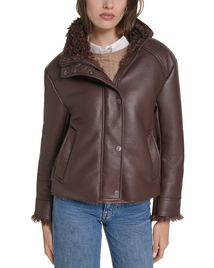 Cole Haan Cole Haan Novelty Faux Suede Jacket