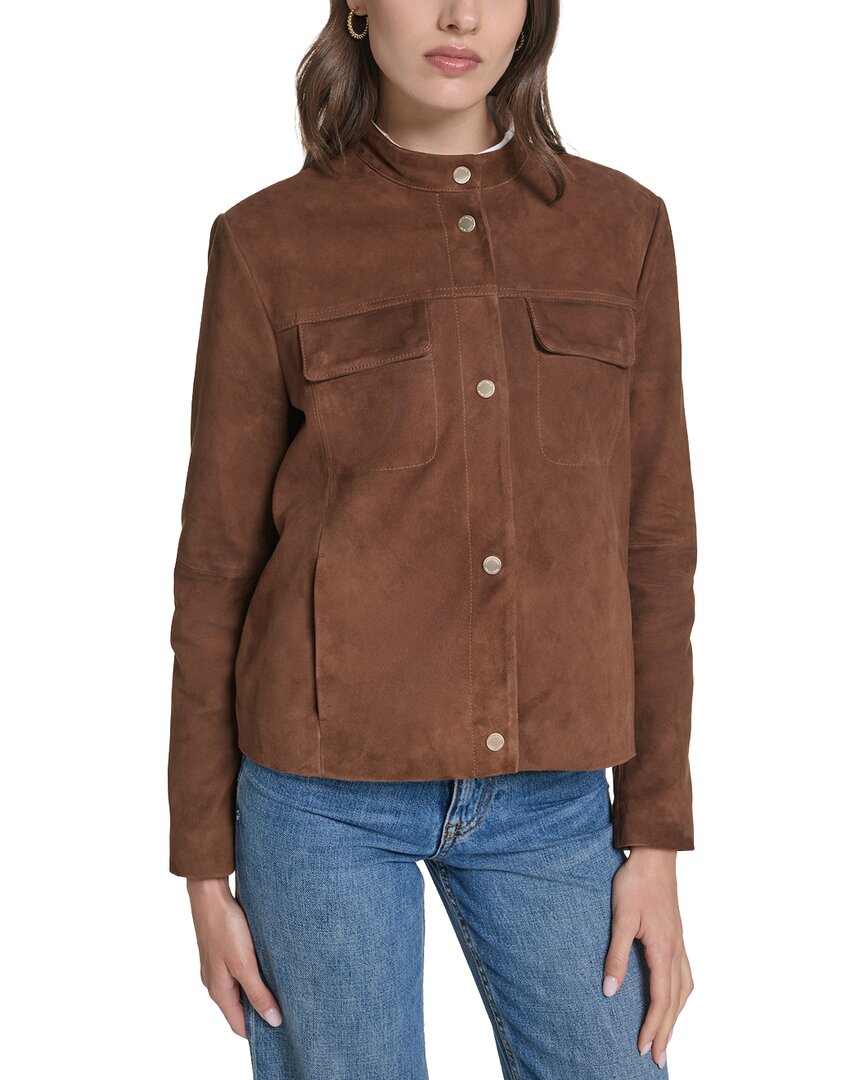 Cole Haan Cole Haan Goat Suede Jacket