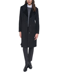 Cole Haan Cole Haan Large Collar Wool-Blend Coat