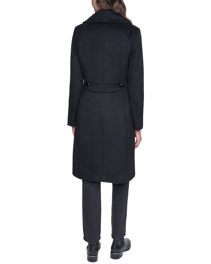 Cole Haan Cole Haan Large Collar Wool-Blend Coat