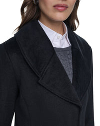 Cole Haan Cole Haan Large Collar Wool-Blend Coat