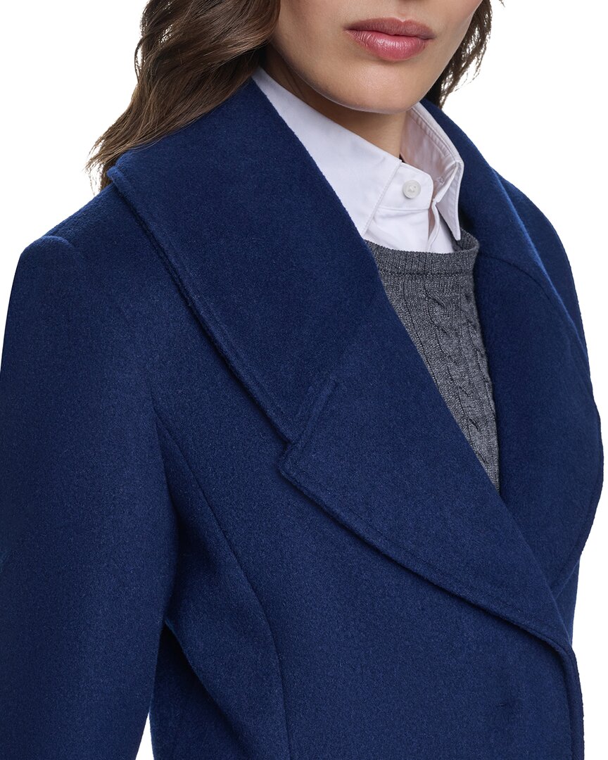Cole Haan Cole Haan Large Collar Wool-Blend Coat